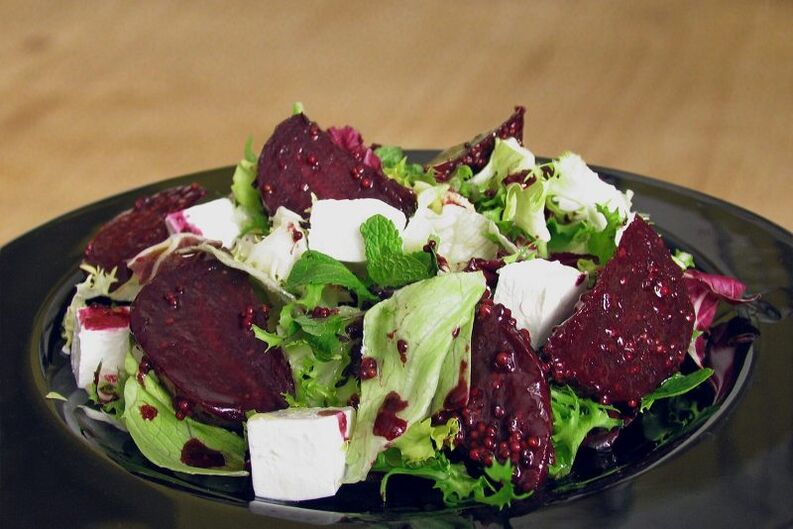 salad with beets and cheese for weight loss